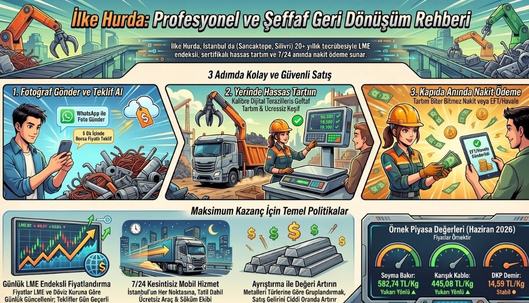 Hurda alım politikası — İlke Hurda yerinden alım hizmeti